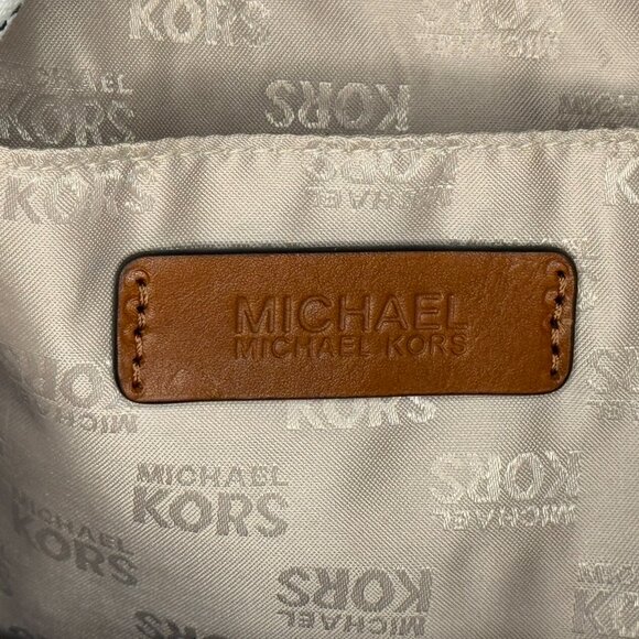 MICHAEL Michael Kors Navy and White Striped Tote - Picture 13 of 13